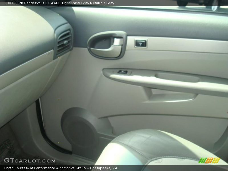 Light Spiral Gray Metallic / Gray 2003 Buick Rendezvous CX AWD