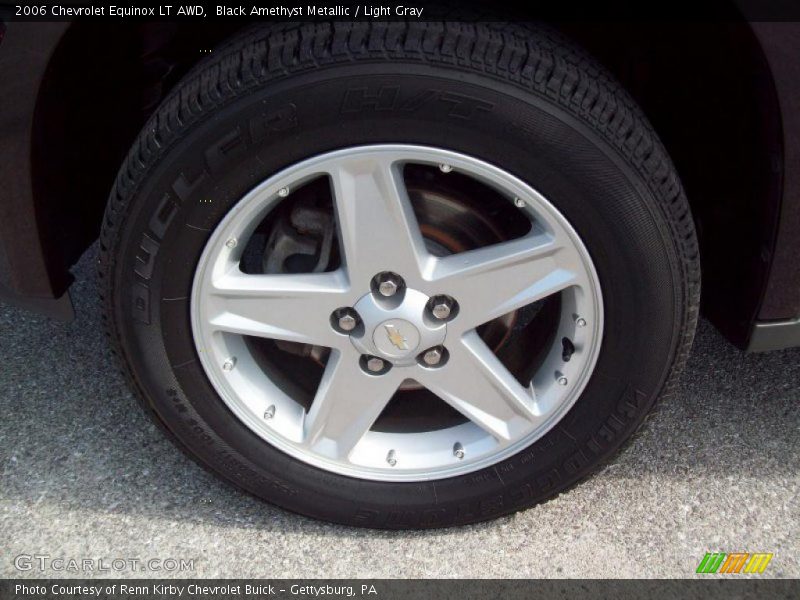 Black Amethyst Metallic / Light Gray 2006 Chevrolet Equinox LT AWD