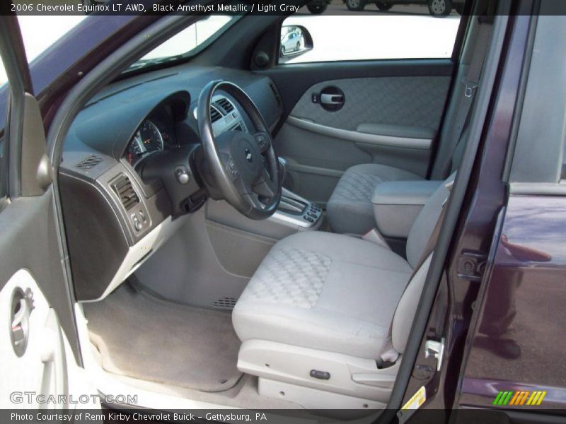 Black Amethyst Metallic / Light Gray 2006 Chevrolet Equinox LT AWD