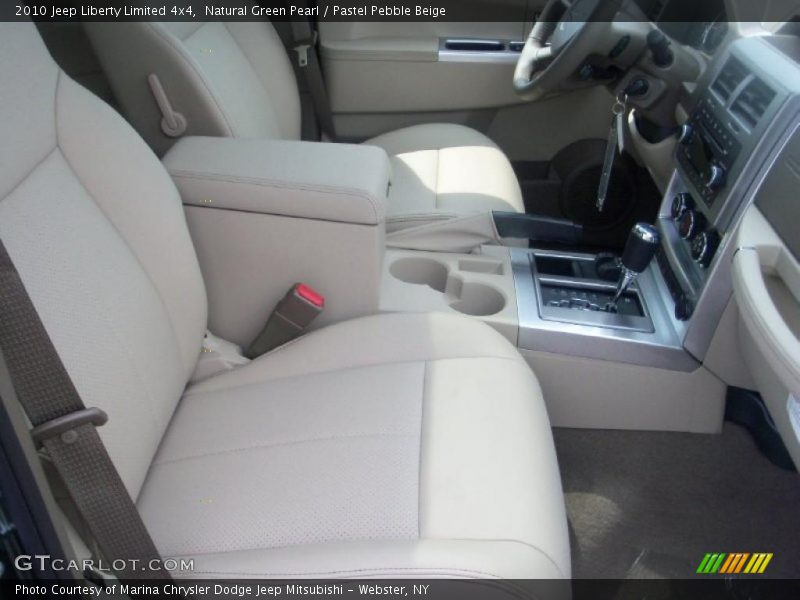 Natural Green Pearl / Pastel Pebble Beige 2010 Jeep Liberty Limited 4x4