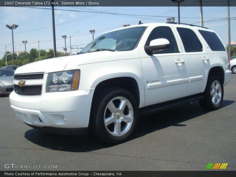 Summit White / Ebony 2007 Chevrolet Tahoe LTZ 4x4