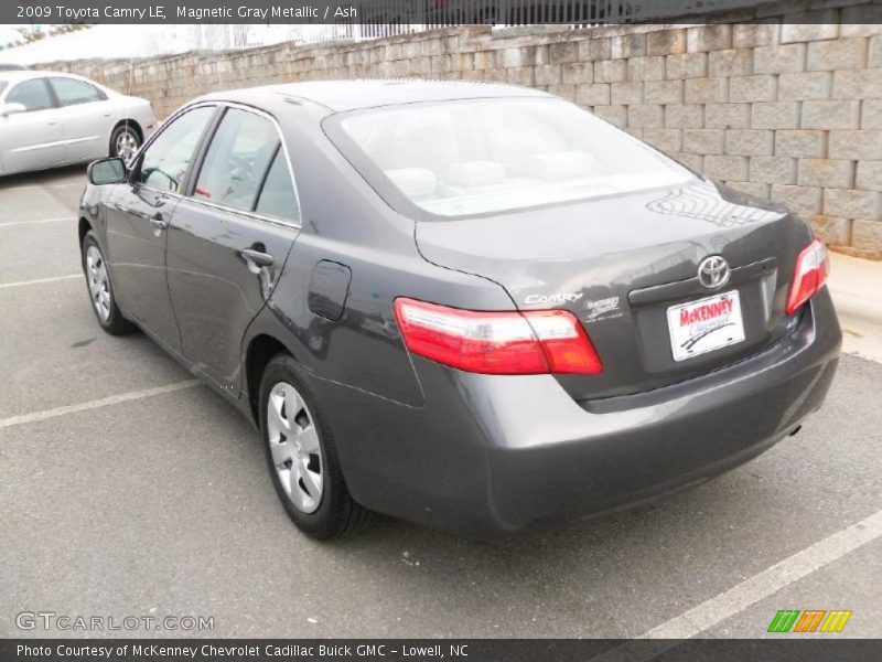Magnetic Gray Metallic / Ash 2009 Toyota Camry LE