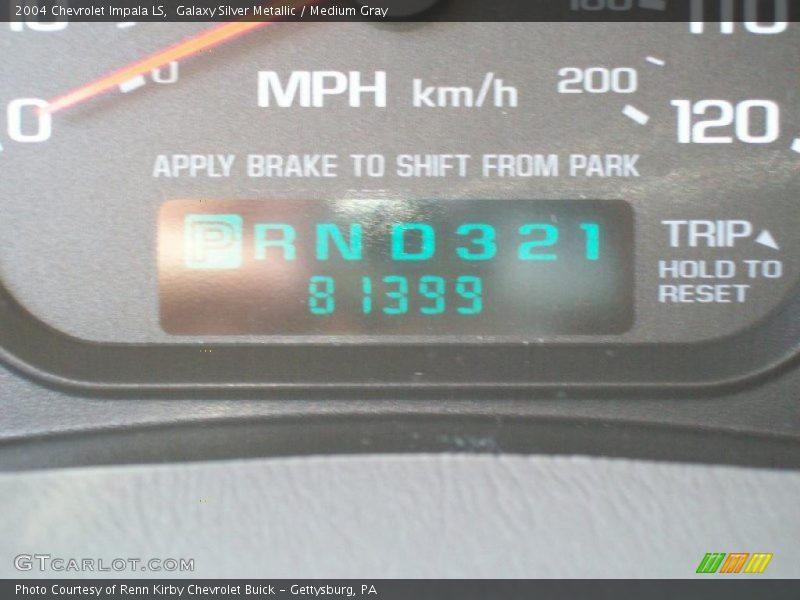 Galaxy Silver Metallic / Medium Gray 2004 Chevrolet Impala LS