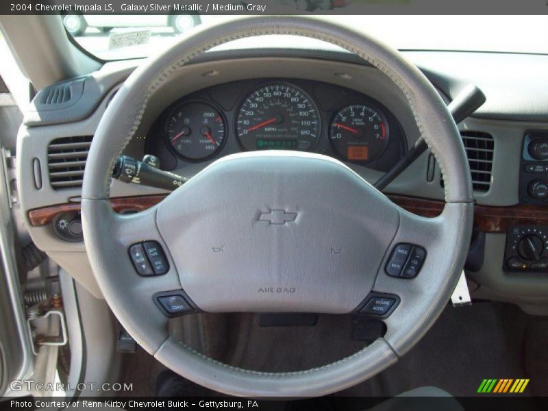 Galaxy Silver Metallic / Medium Gray 2004 Chevrolet Impala LS