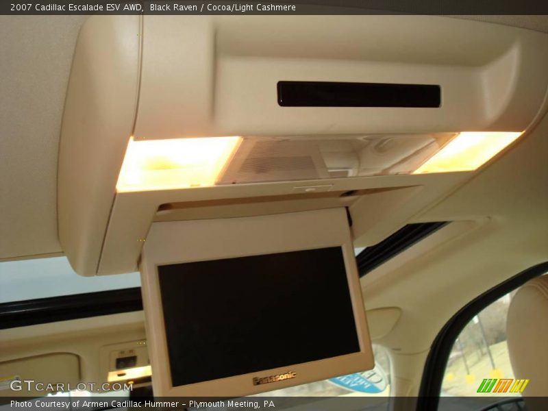 Black Raven / Cocoa/Light Cashmere 2007 Cadillac Escalade ESV AWD