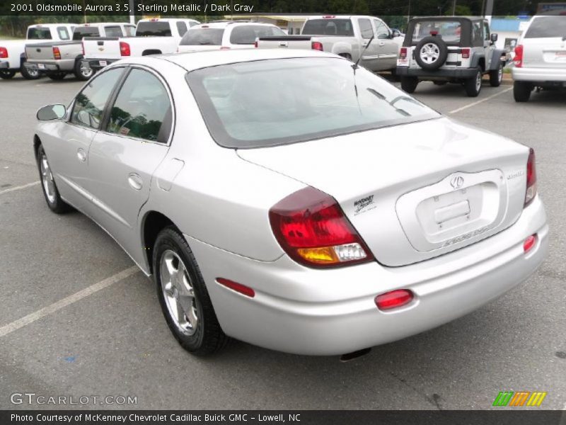 Sterling Metallic / Dark Gray 2001 Oldsmobile Aurora 3.5