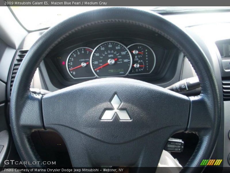 Maizen Blue Pearl / Medium Gray 2009 Mitsubishi Galant ES