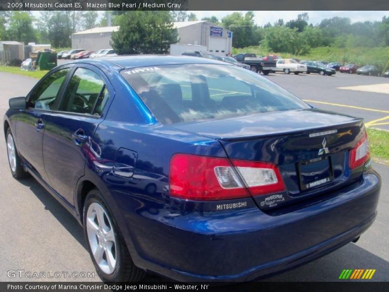 Maizen Blue Pearl / Medium Gray 2009 Mitsubishi Galant ES