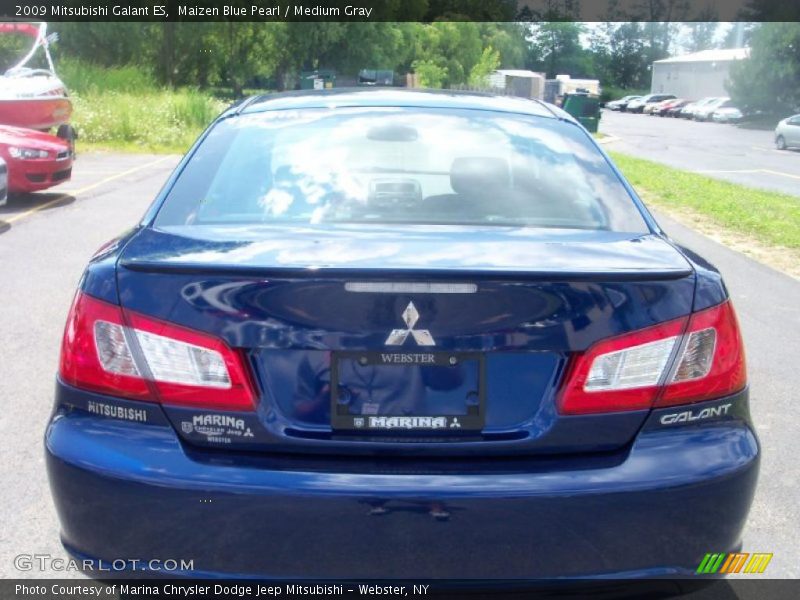 Maizen Blue Pearl / Medium Gray 2009 Mitsubishi Galant ES