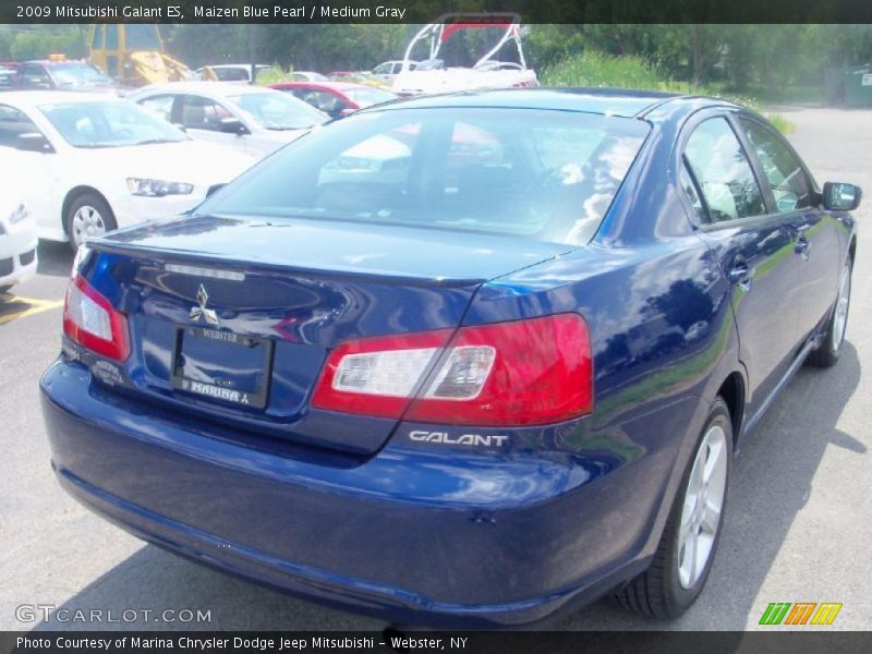 Maizen Blue Pearl / Medium Gray 2009 Mitsubishi Galant ES