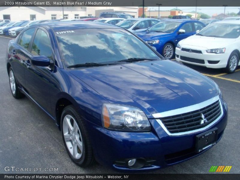 Maizen Blue Pearl / Medium Gray 2009 Mitsubishi Galant ES
