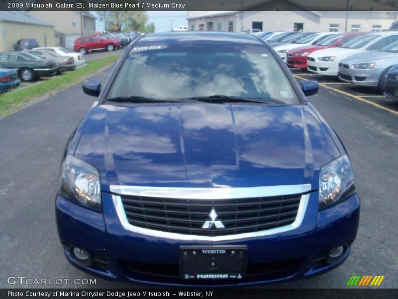 Maizen Blue Pearl / Medium Gray 2009 Mitsubishi Galant ES