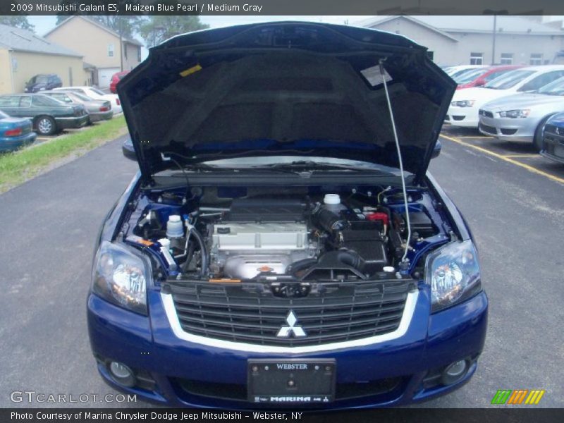 Maizen Blue Pearl / Medium Gray 2009 Mitsubishi Galant ES