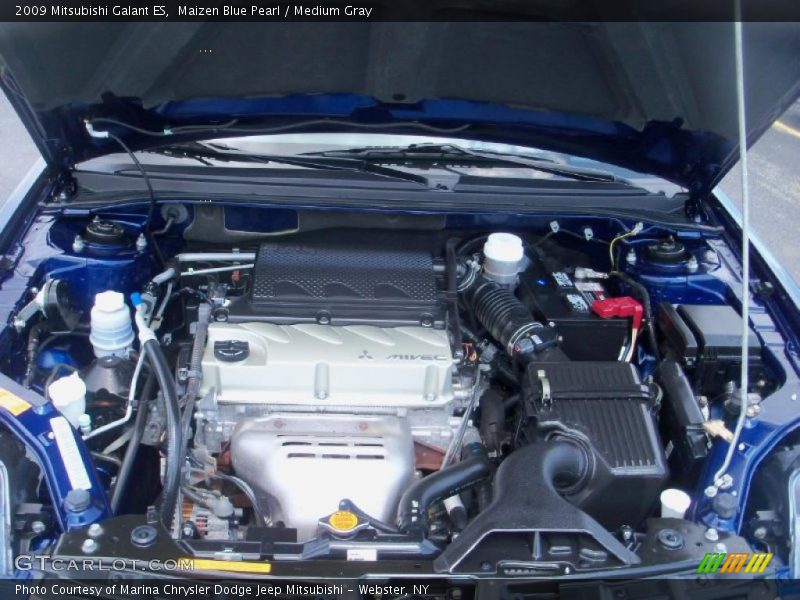 Maizen Blue Pearl / Medium Gray 2009 Mitsubishi Galant ES