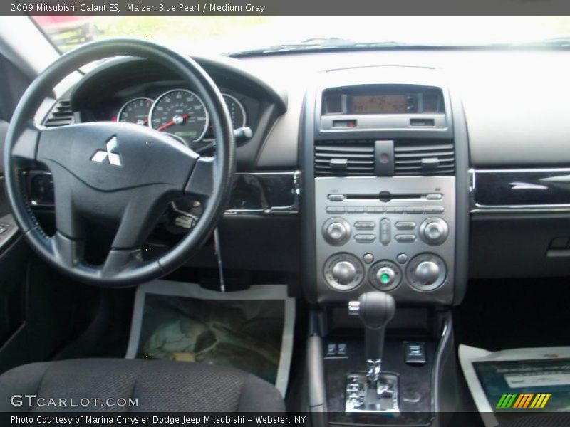Maizen Blue Pearl / Medium Gray 2009 Mitsubishi Galant ES