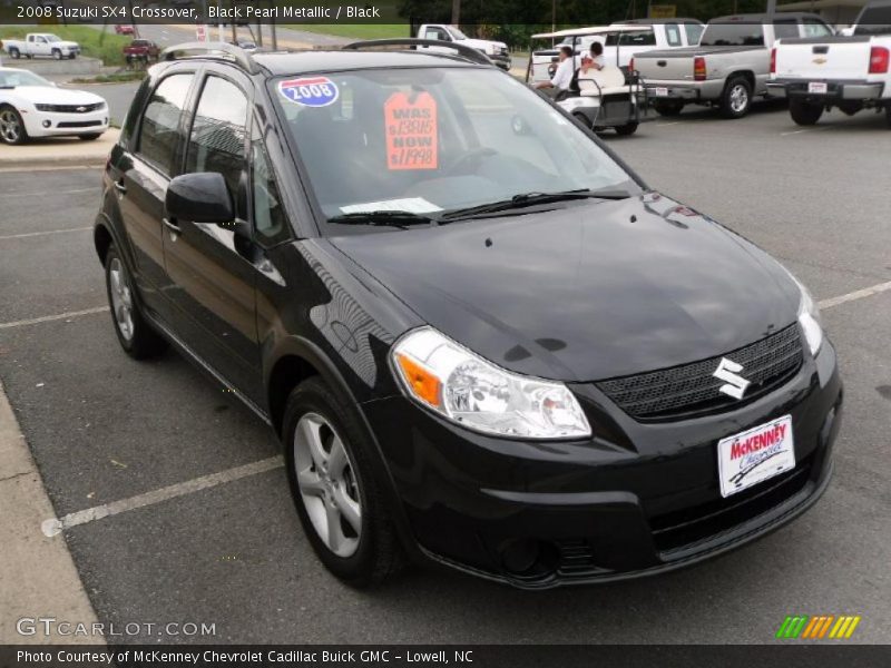 Black Pearl Metallic / Black 2008 Suzuki SX4 Crossover