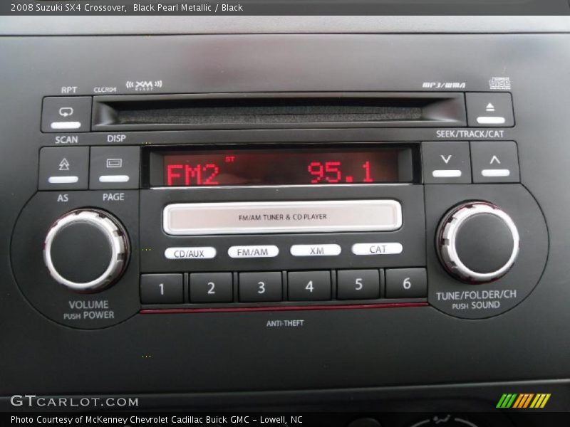 Black Pearl Metallic / Black 2008 Suzuki SX4 Crossover