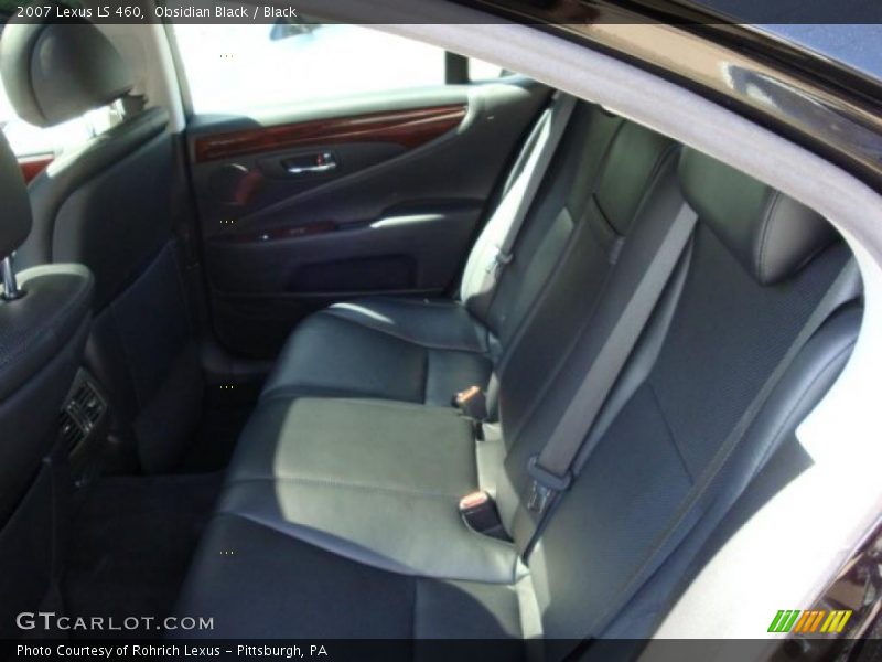Obsidian Black / Black 2007 Lexus LS 460