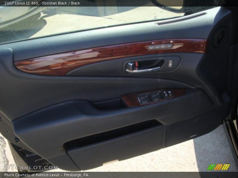 Obsidian Black / Black 2007 Lexus LS 460