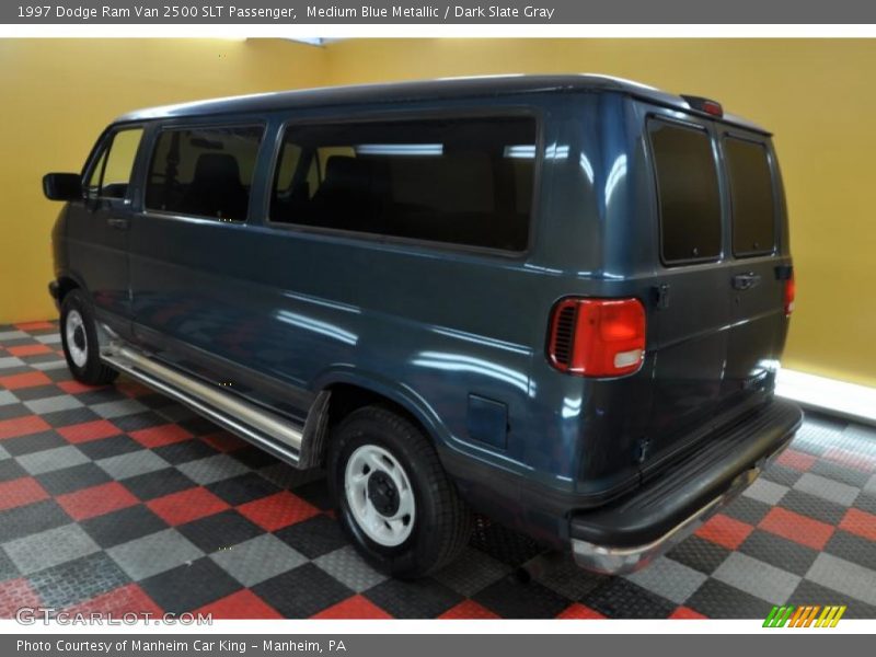 Medium Blue Metallic / Dark Slate Gray 1997 Dodge Ram Van 2500 SLT Passenger