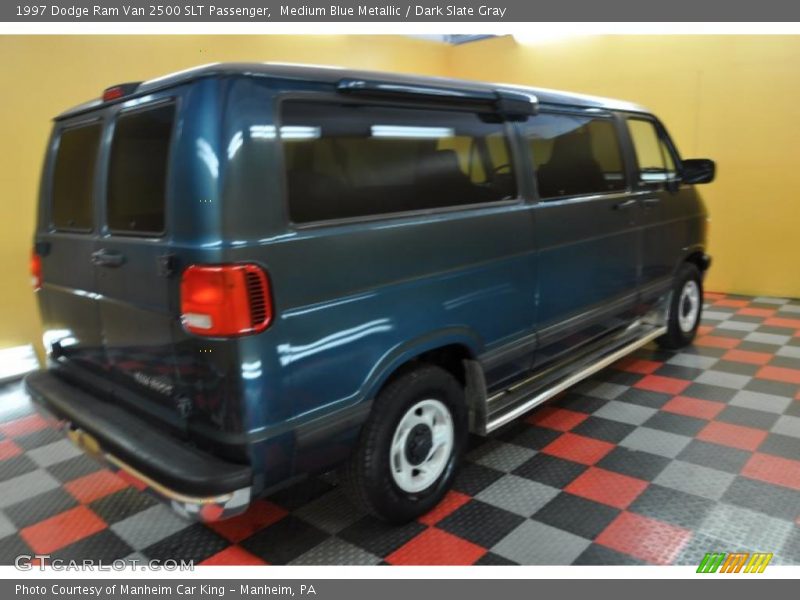 Medium Blue Metallic / Dark Slate Gray 1997 Dodge Ram Van 2500 SLT Passenger