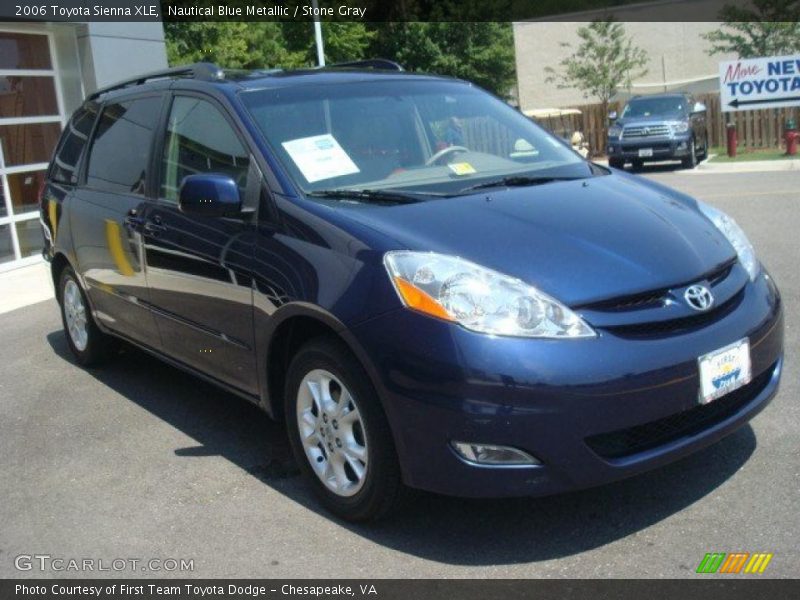 Nautical Blue Metallic / Stone Gray 2006 Toyota Sienna XLE