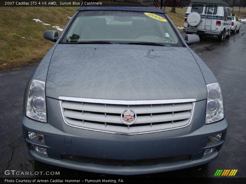 Sunset Blue / Cashmere 2007 Cadillac STS 4 V6 AWD