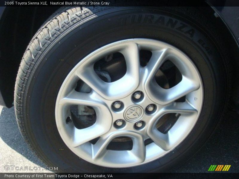 Nautical Blue Metallic / Stone Gray 2006 Toyota Sienna XLE