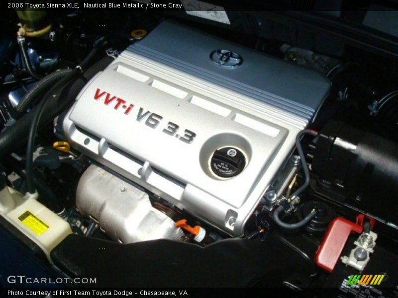 Nautical Blue Metallic / Stone Gray 2006 Toyota Sienna XLE