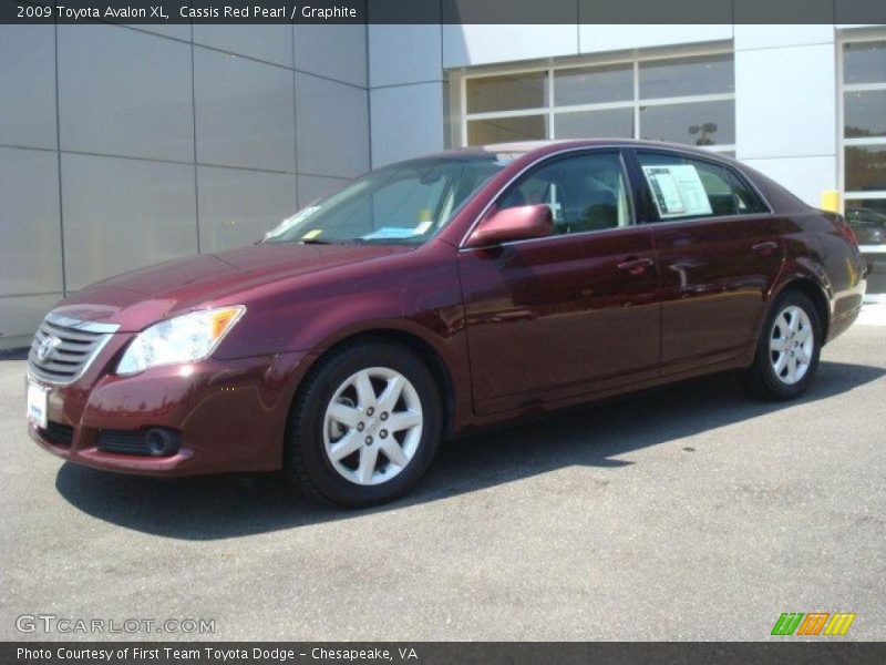 Cassis Red Pearl / Graphite 2009 Toyota Avalon XL