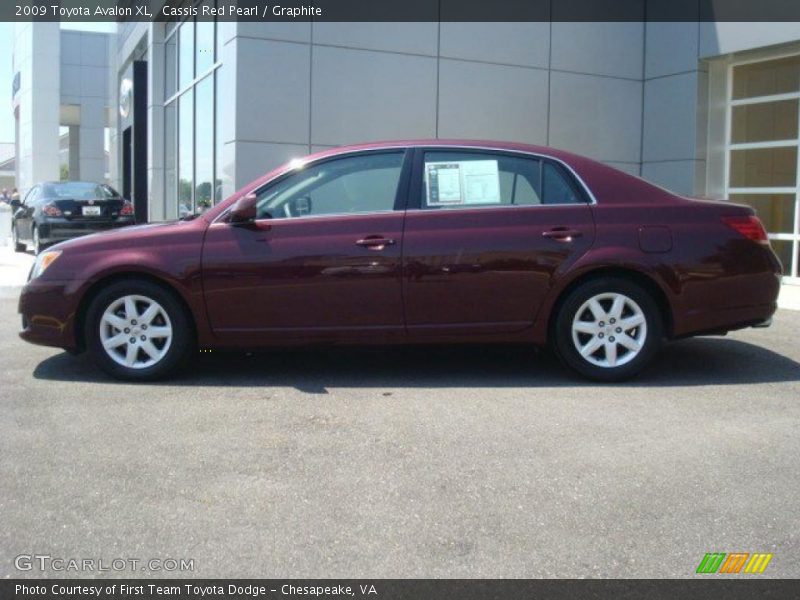 Cassis Red Pearl / Graphite 2009 Toyota Avalon XL