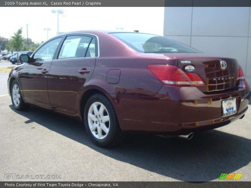 Cassis Red Pearl / Graphite 2009 Toyota Avalon XL