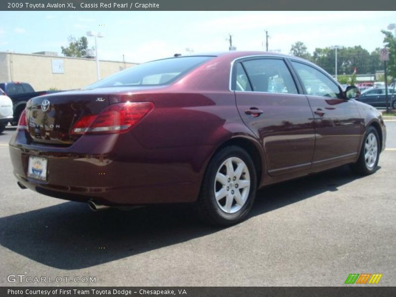 Cassis Red Pearl / Graphite 2009 Toyota Avalon XL