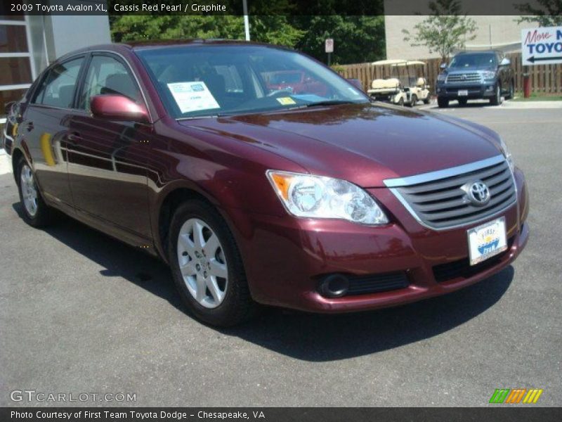 Cassis Red Pearl / Graphite 2009 Toyota Avalon XL