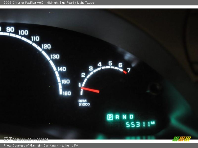 Midnight Blue Pearl / Light Taupe 2006 Chrysler Pacifica AWD