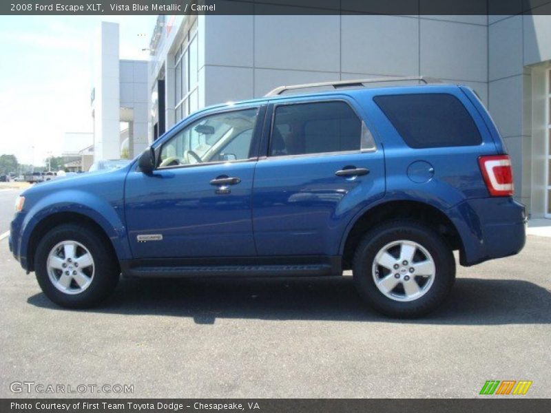 Vista Blue Metallic / Camel 2008 Ford Escape XLT