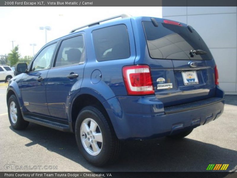 Vista Blue Metallic / Camel 2008 Ford Escape XLT