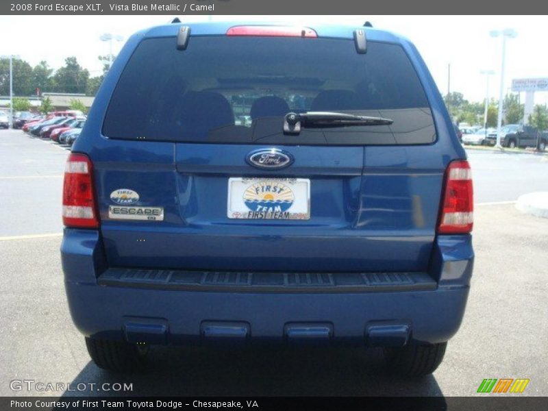 Vista Blue Metallic / Camel 2008 Ford Escape XLT