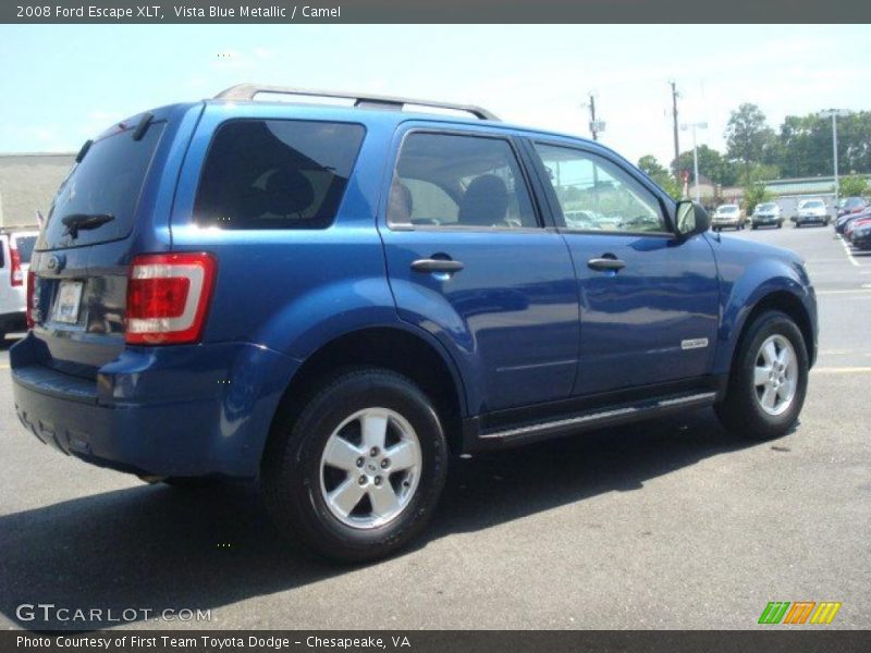 Vista Blue Metallic / Camel 2008 Ford Escape XLT