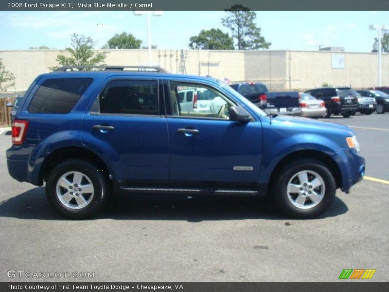 Vista Blue Metallic / Camel 2008 Ford Escape XLT