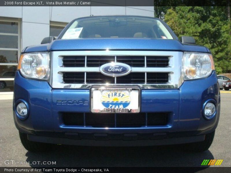 Vista Blue Metallic / Camel 2008 Ford Escape XLT