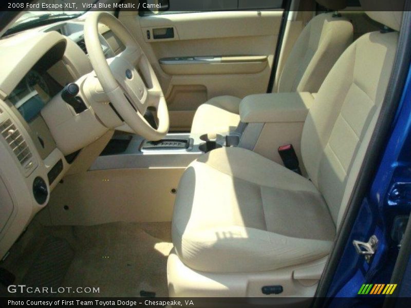 Vista Blue Metallic / Camel 2008 Ford Escape XLT
