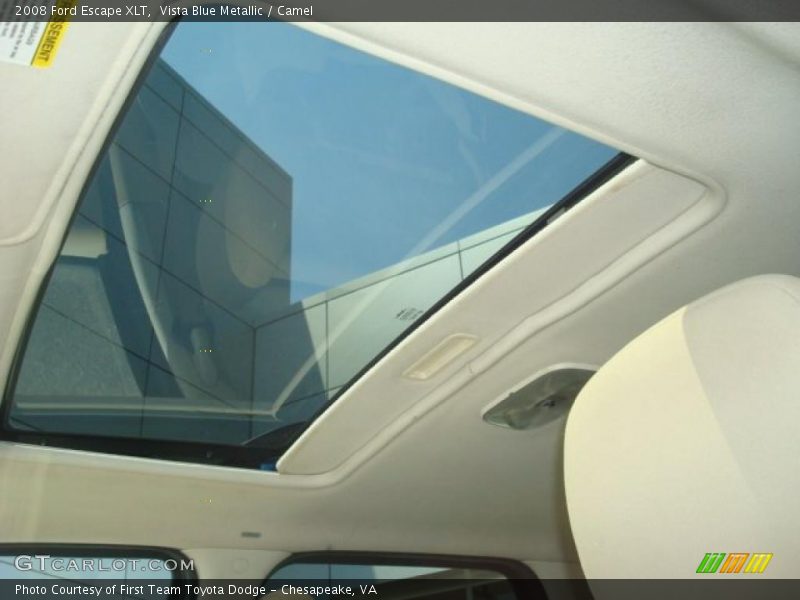 Vista Blue Metallic / Camel 2008 Ford Escape XLT