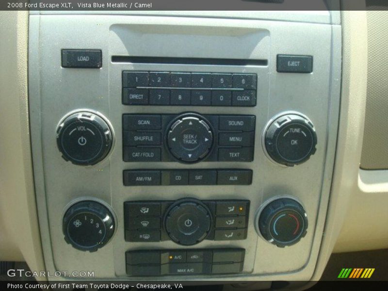 Vista Blue Metallic / Camel 2008 Ford Escape XLT