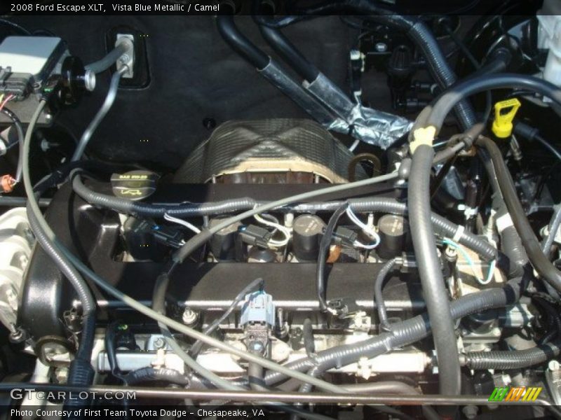 Vista Blue Metallic / Camel 2008 Ford Escape XLT