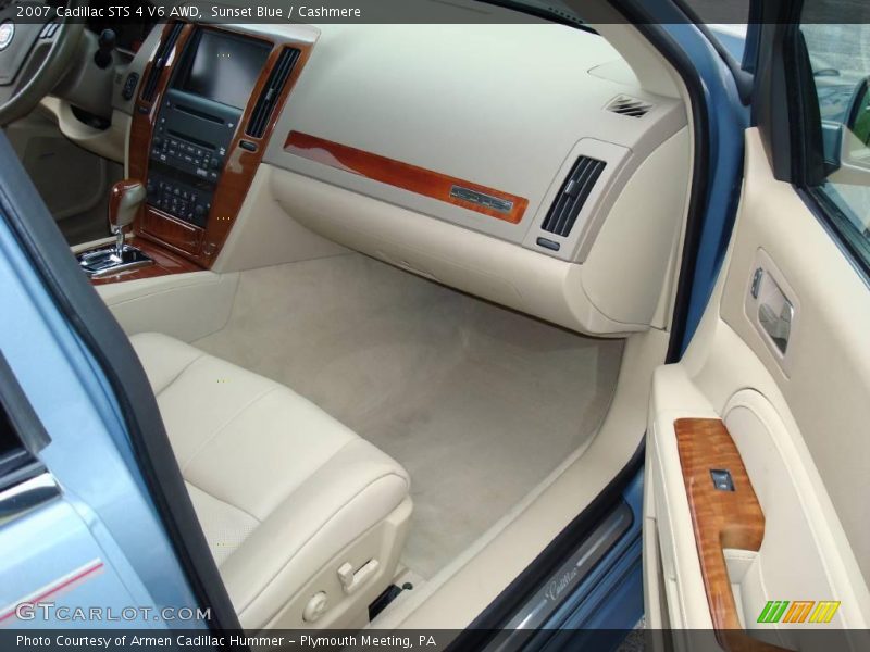 Sunset Blue / Cashmere 2007 Cadillac STS 4 V6 AWD
