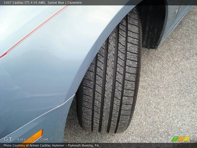 Sunset Blue / Cashmere 2007 Cadillac STS 4 V6 AWD