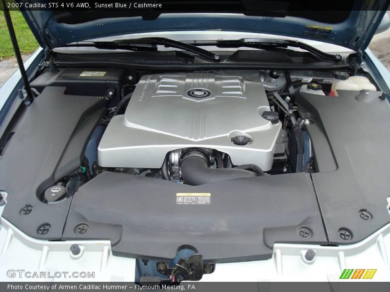 Sunset Blue / Cashmere 2007 Cadillac STS 4 V6 AWD
