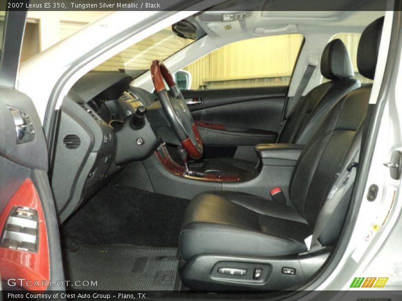 Tungsten Silver Metallic / Black 2007 Lexus ES 350