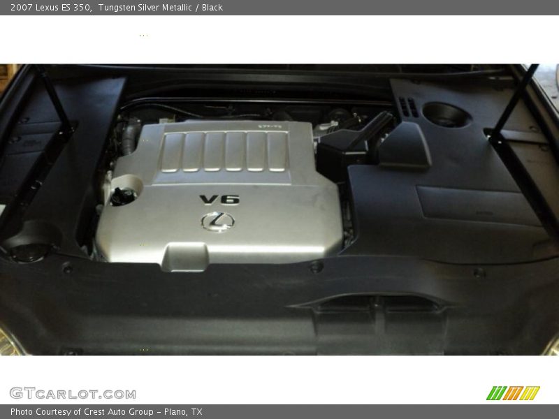 Tungsten Silver Metallic / Black 2007 Lexus ES 350
